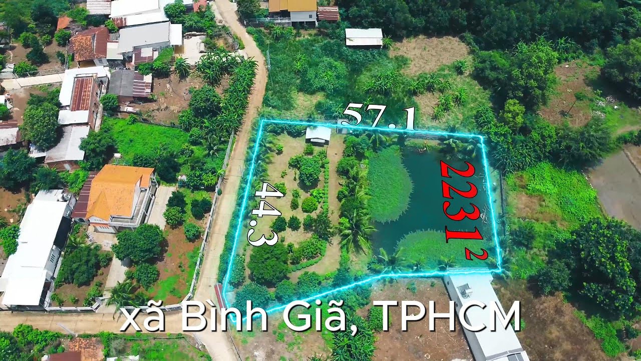 Chủ gửi nhà vườn 2231m2  khu dân cư bàn cờ.  Có hồ cá, trồng đủ loại trái cây.
