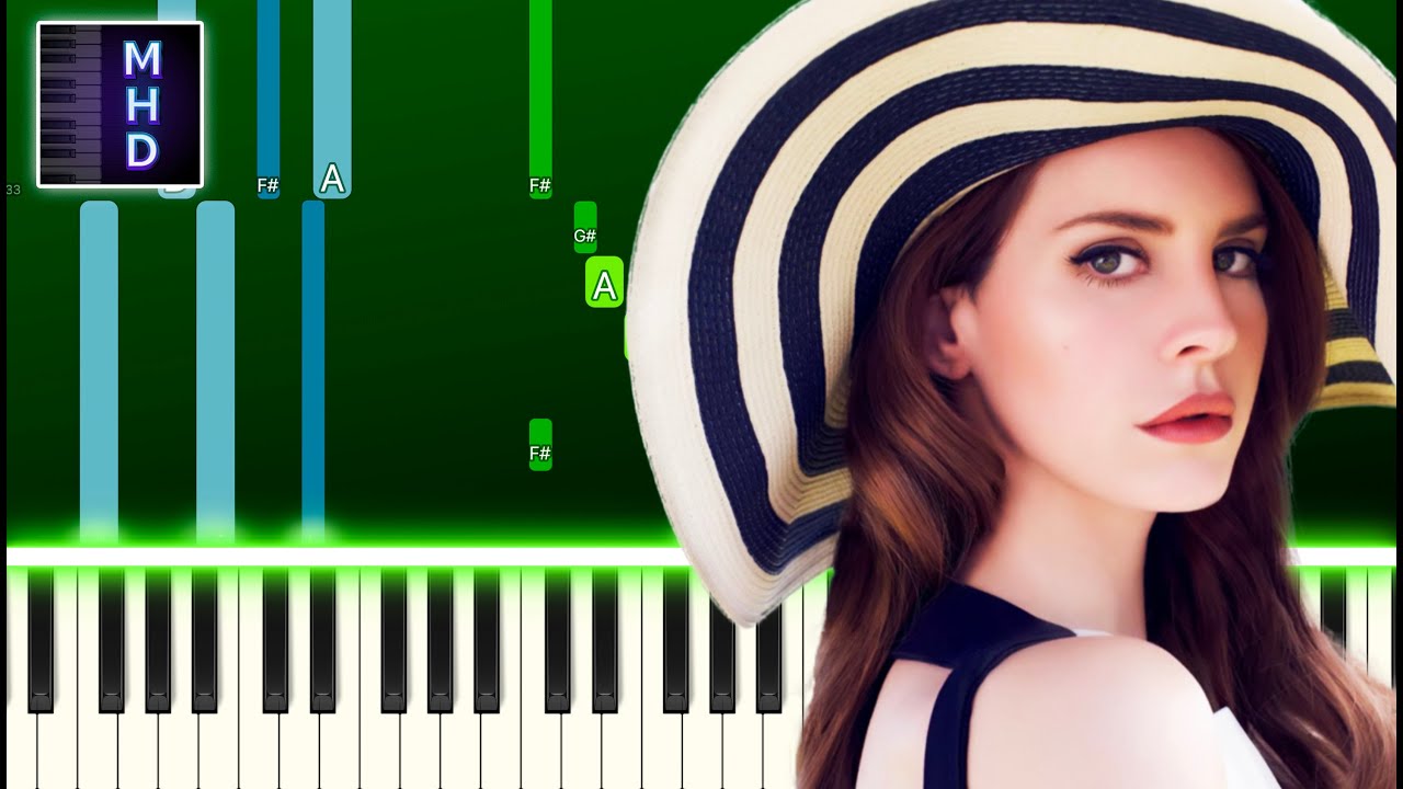 Lana Del Rey - Video Games (Piano Tutorial Easy)
