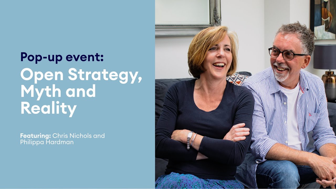 GameShift Pop-up: Open strategy - Myth & Reality, with Chris Nichols and Philippa Hardman
