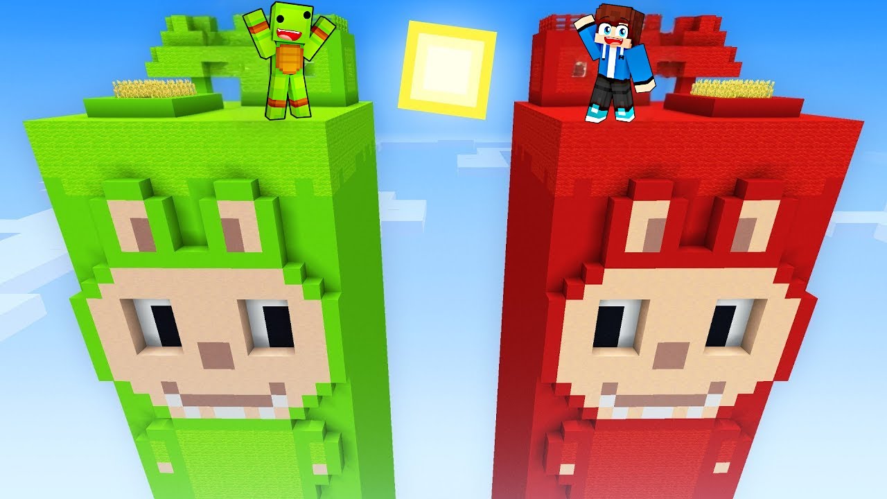 LABUBU Niko vs LABUBU Majki NA JEDNYM CHUNKU w Minecraft!