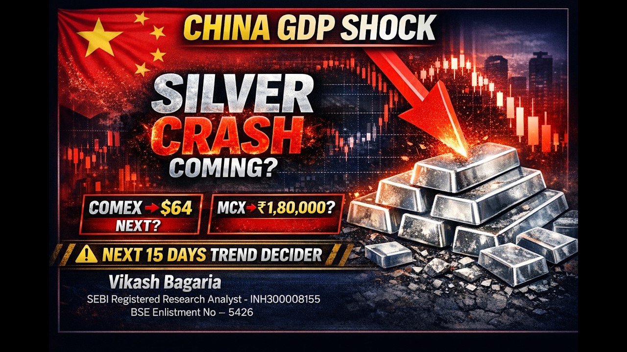 30 साल में चीन की सबसे धीमी GDP! क्या सिल्वर में बड़ा क्रैश आने वाला है?
