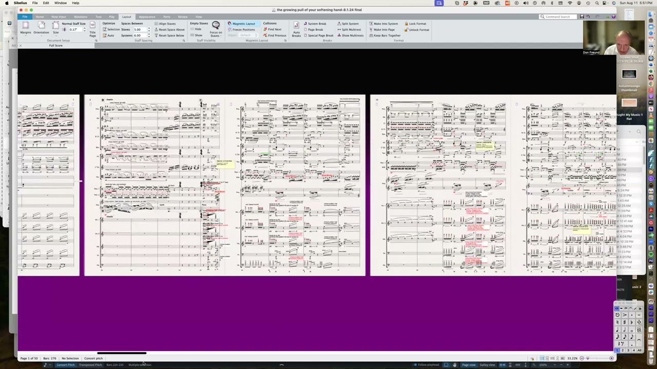 Don Freund's Sibelius score formatting tips