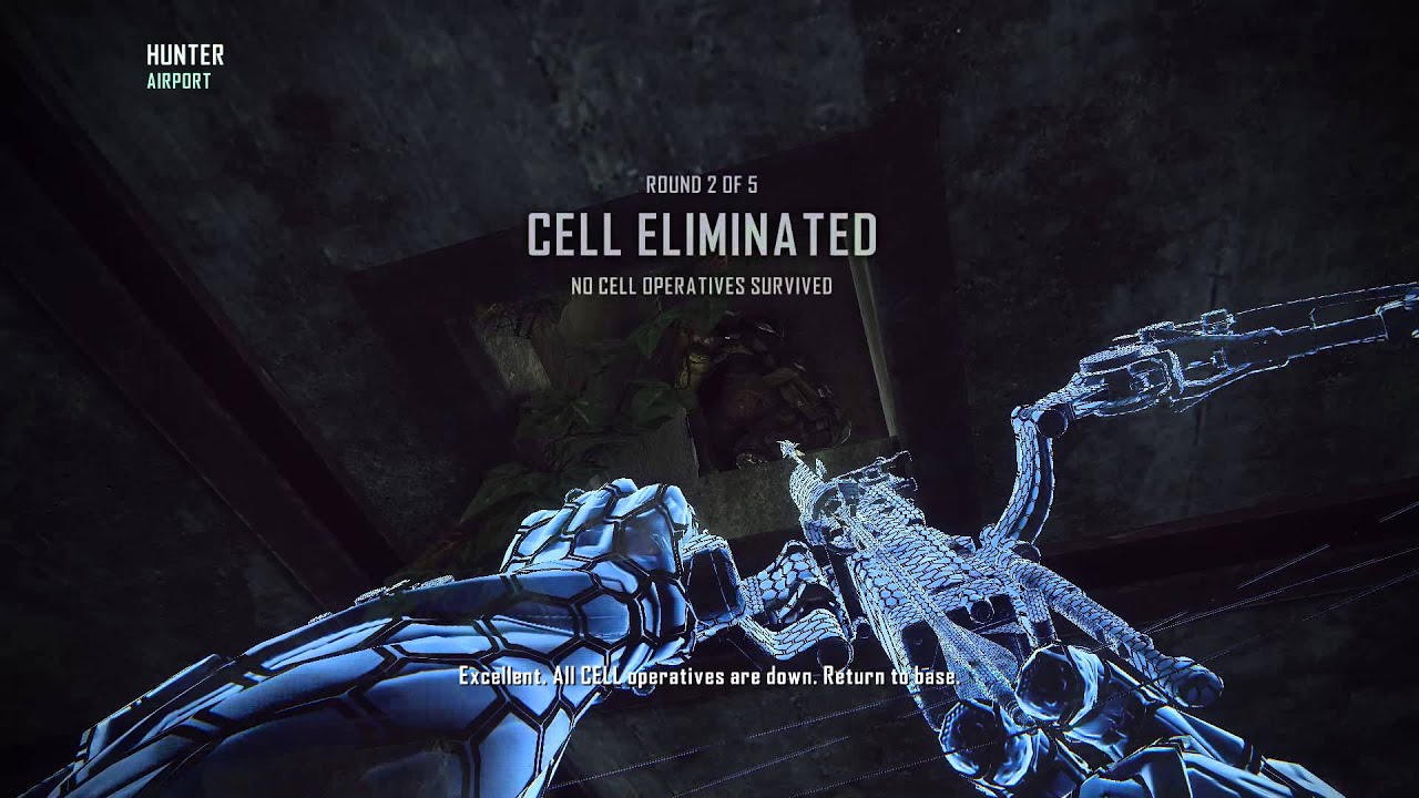 Crysis 3 Hunter mode. Gameplay on Airport