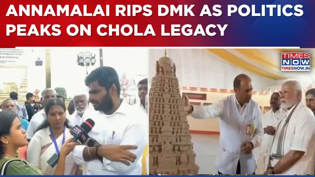 Annamalai Slams DMK After PM Modi Honours Rajendra Chola, Says 'They Never Celebrate Cholas', Watch!