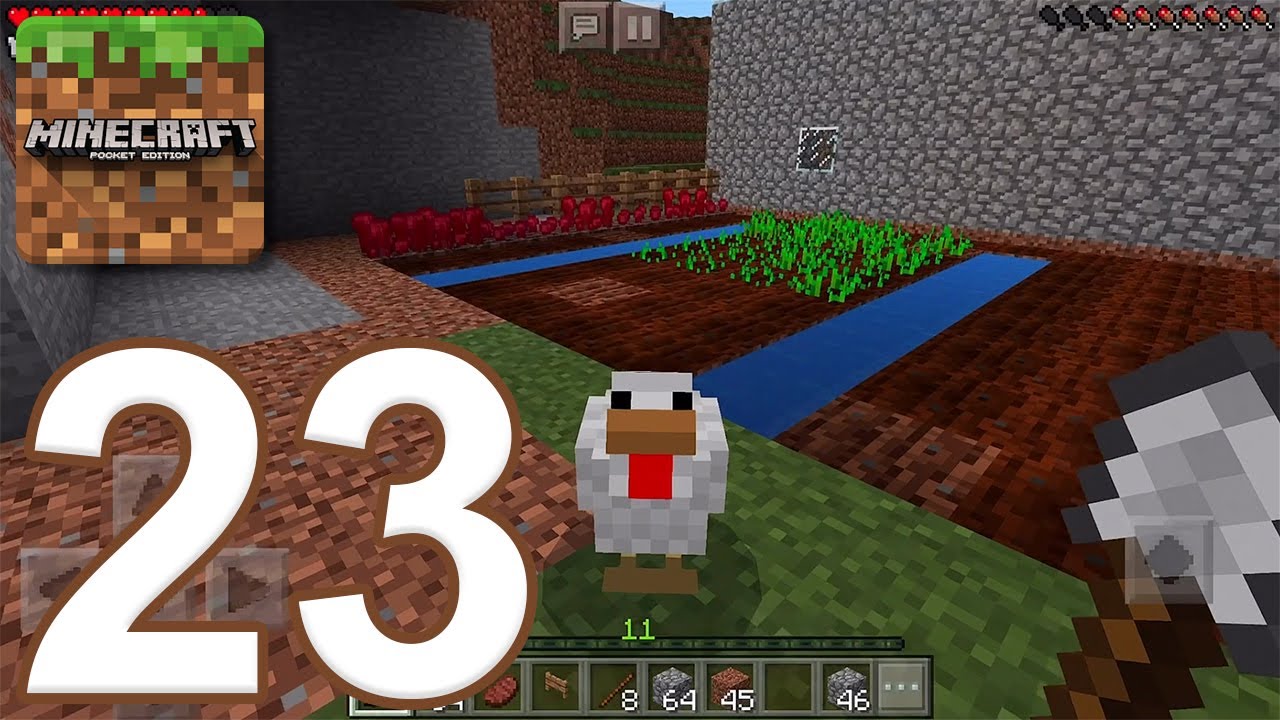 Minecraft Pocket Survival - Gameplay Walkthrough Part 23 - Survival (iOS, Android)