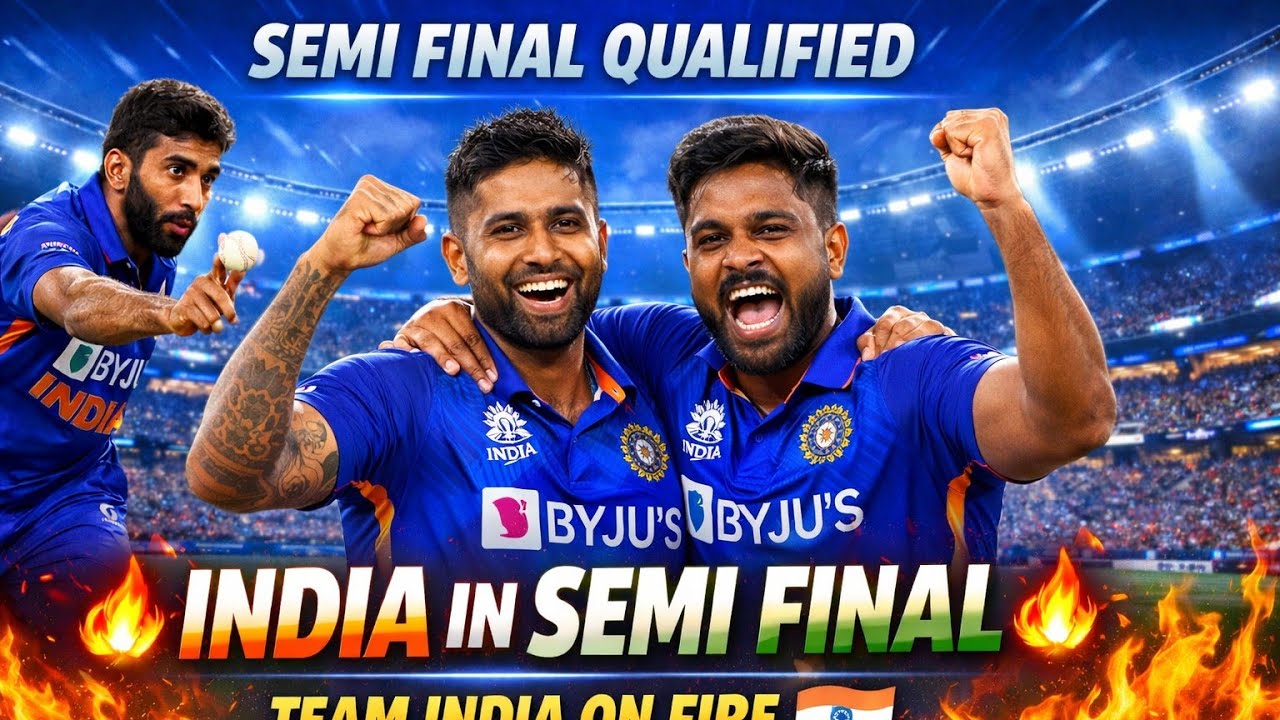 🔥 INDIA IN SEMI FINAL 🔥TEAM INDIA ON FIRE 🇮🇳