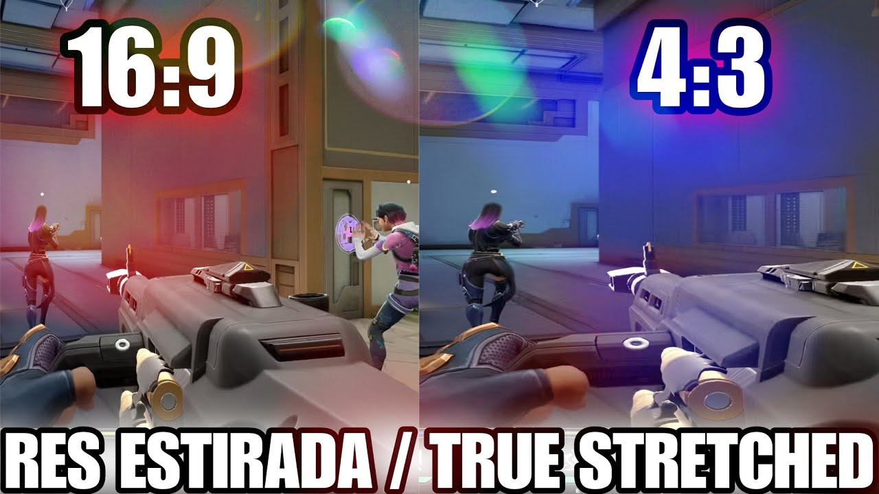 😯TRUE STRETCHED RESS VALORANT RES ESTIRADA AMD
