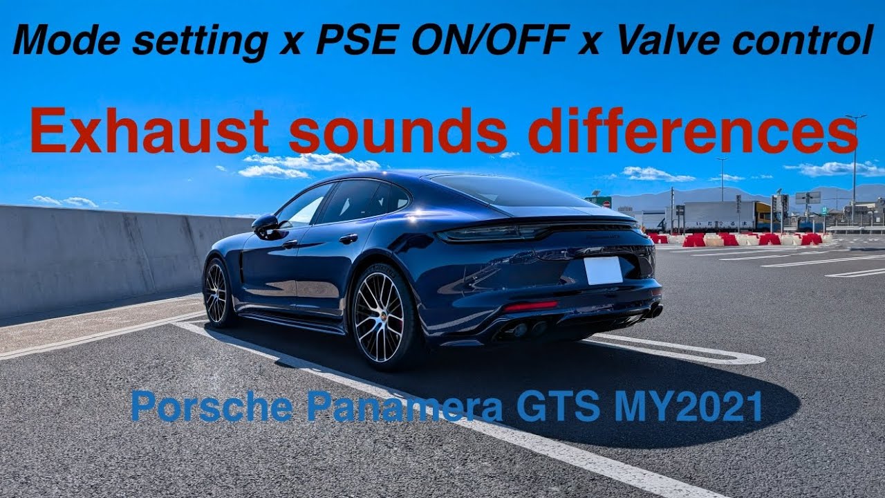 971 Panamera GTS Exhaust sound differences with multiple combinations
