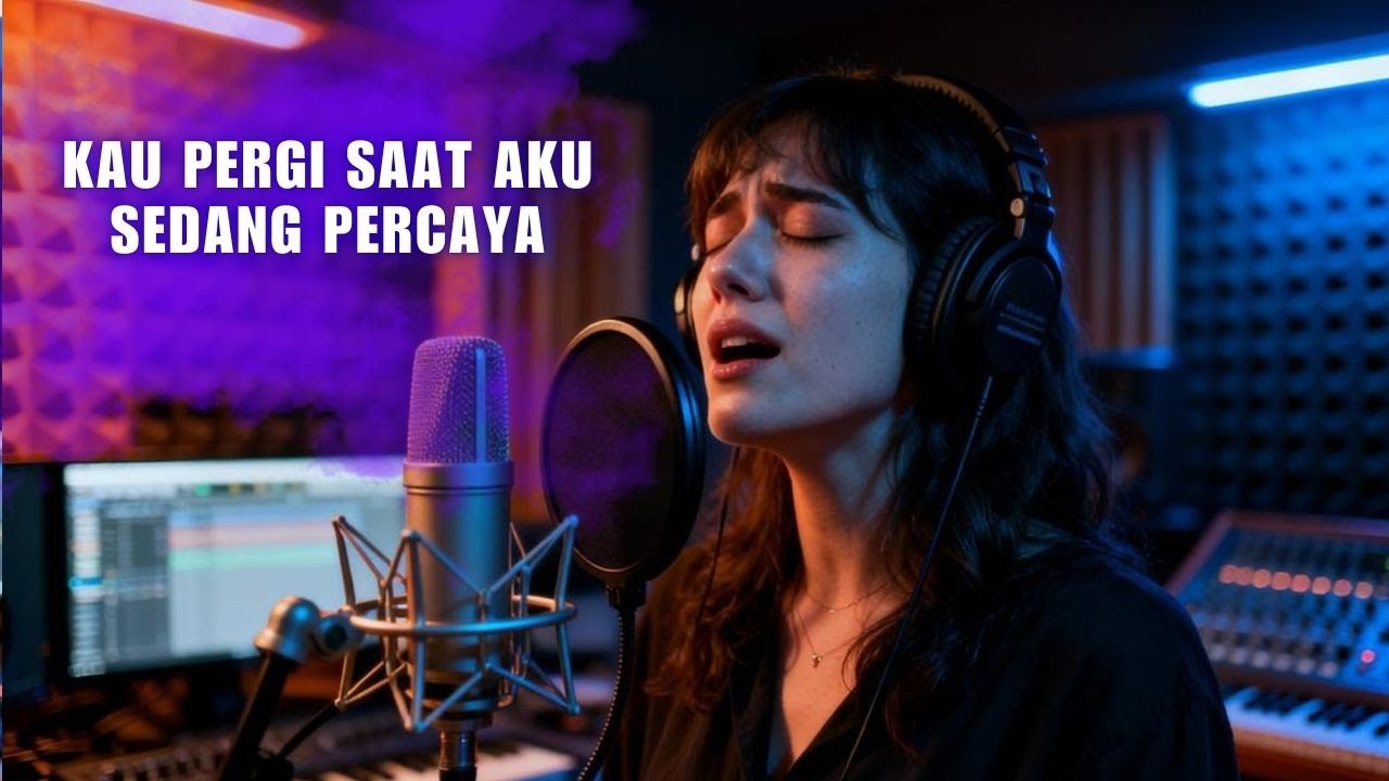 MERINDING!!! [ KAU PERGI SAAT AKU SEDANG PERCAYA ] FULL LIRIK - LAGU SEDIH