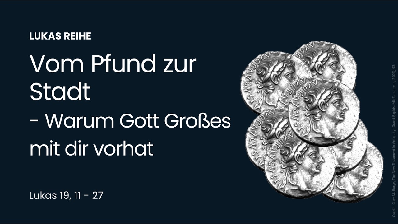 Vom Pfund zur Stadt, Warum Gott Großes mit dir vorhat - Predigt am 15.02.2026 von Martin Waßmer