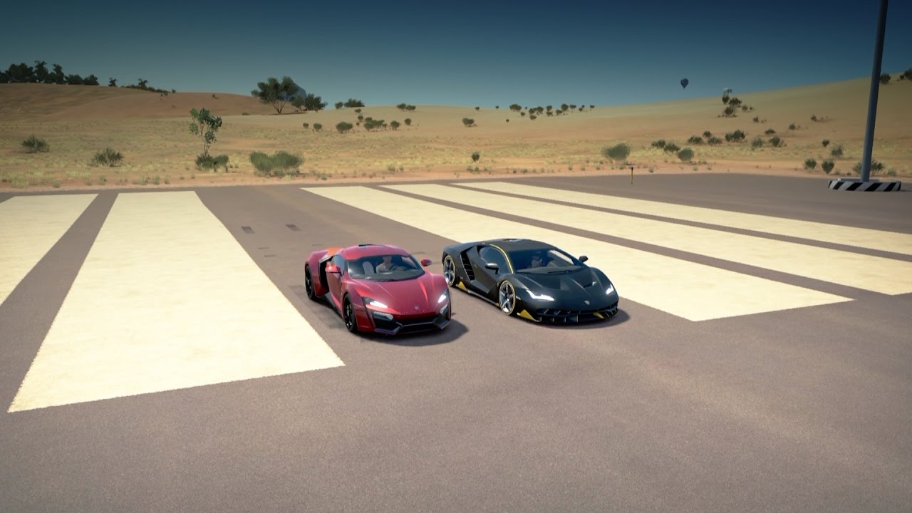 Lamborghini CENTENARIO vs Lykan HYPERSPORT Drag Race | Forza Horizon 3