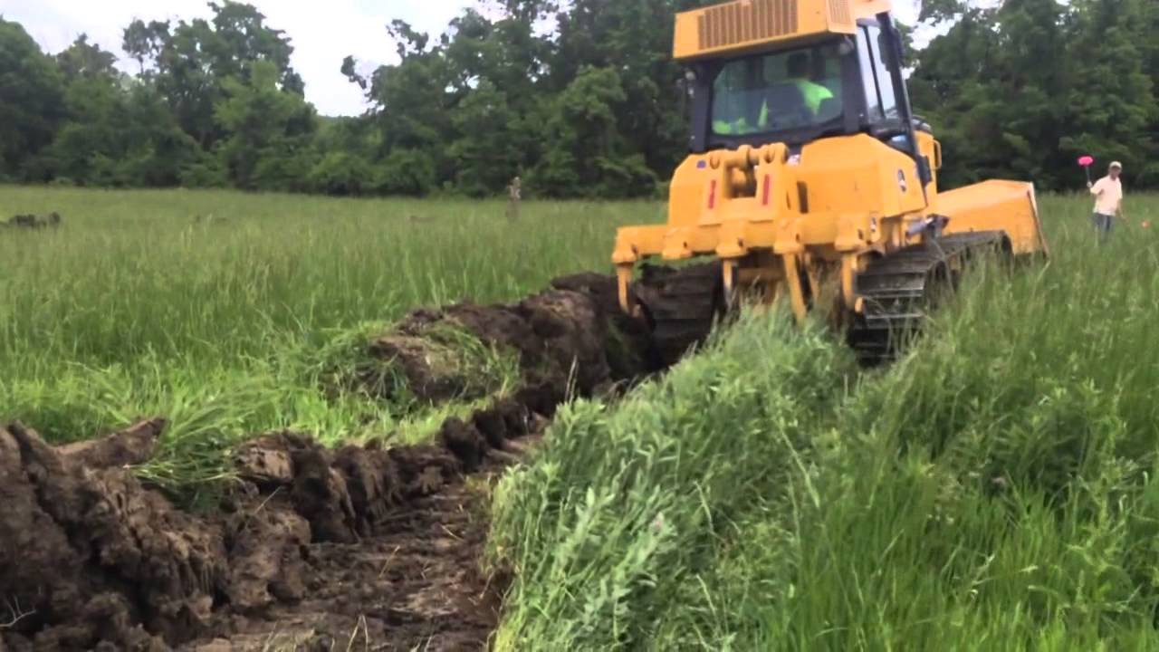 Large Scale Keyline Swale Installation