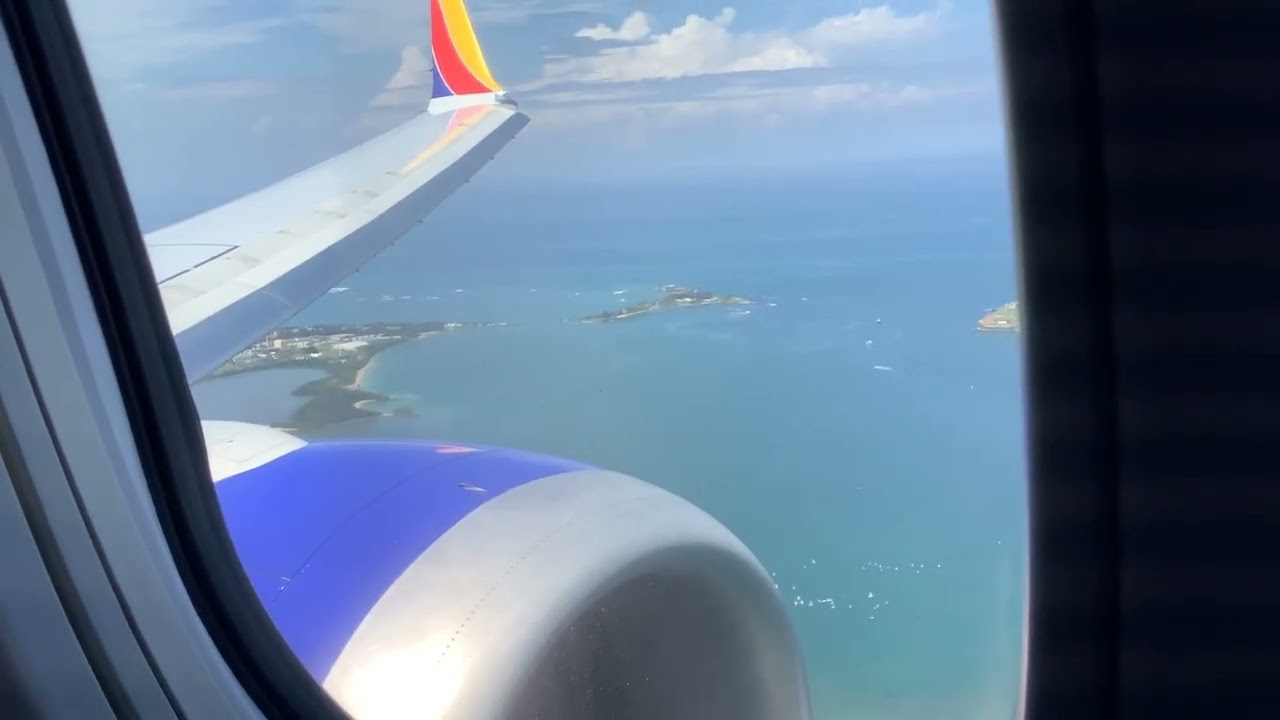 Southwest Airlines Boeing 737 MAX8, landing in San Juan, PR.