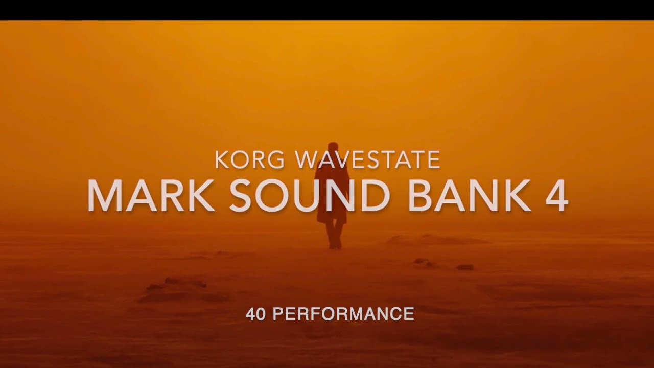WAVESTATE SOUND BANK 4 - 40 NEW CUSTOM PATCHES  #wavestate #performance #patches #korg #CUSTOM