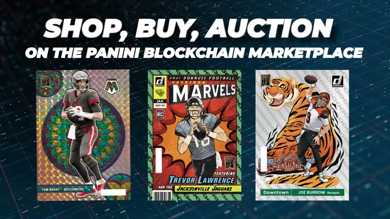 Panini America Official NFL NFT Trading Card Packs