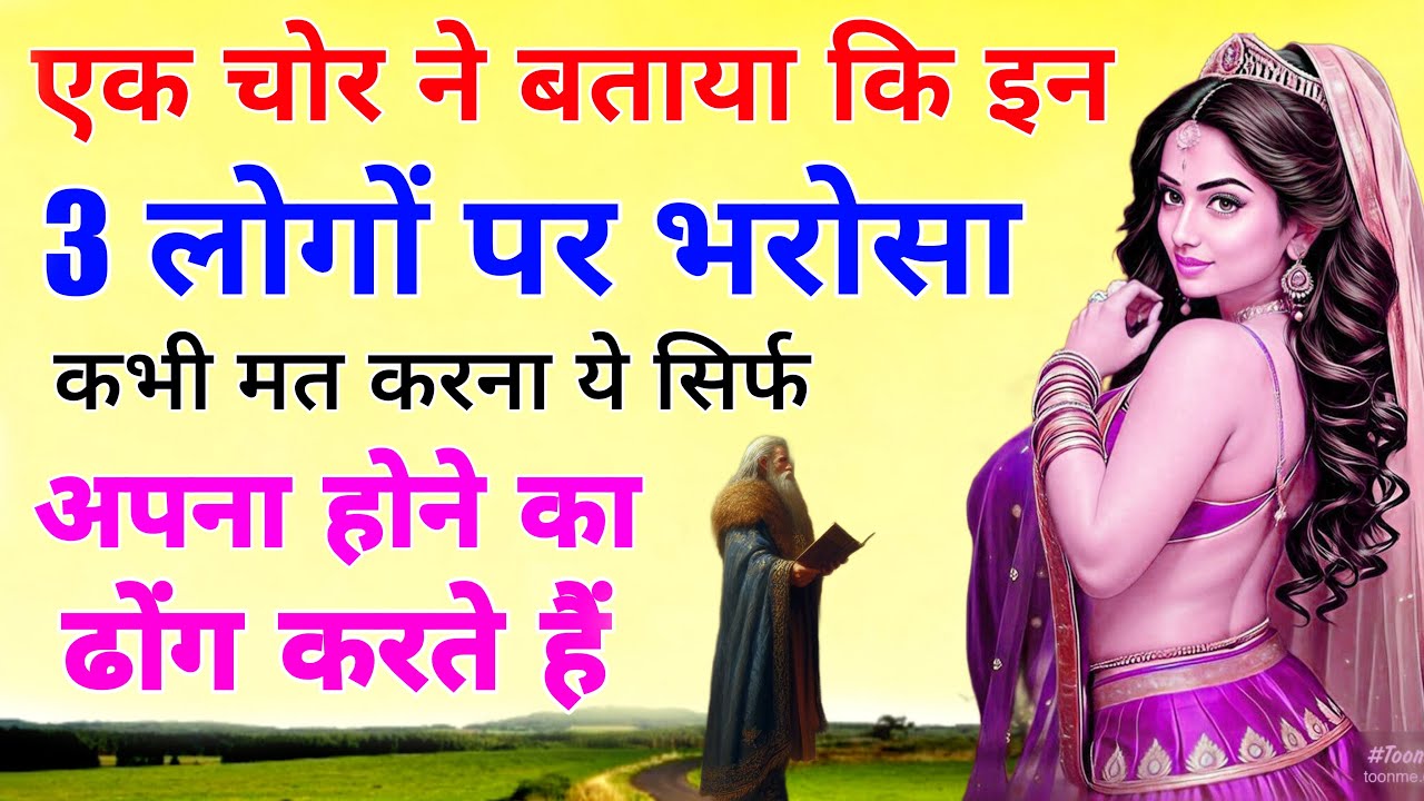 एक चोर ने बताया कि इन 3 लोगों पर कभी भरोसा मत करना ये सिर्फ अपना होने का ढोंग करते हैं !! Chor ki