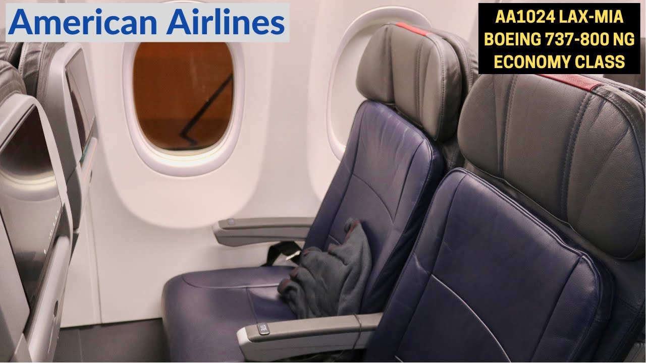 AMERICAN AIRLINES AA1024 LOS ANGELES LAX ✈ MIAMI MIA (BOEING 737-800 ECONOMY) FLIGHT REPORT #18