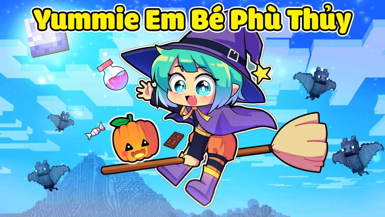 SINH TỐ TEAM BẤT NGỜ KHI YUMMIE BIẾN THÀNH EM BÉ PHÙ THỦY HALLOWEEN TRONG MINECRAFT🎃🔮