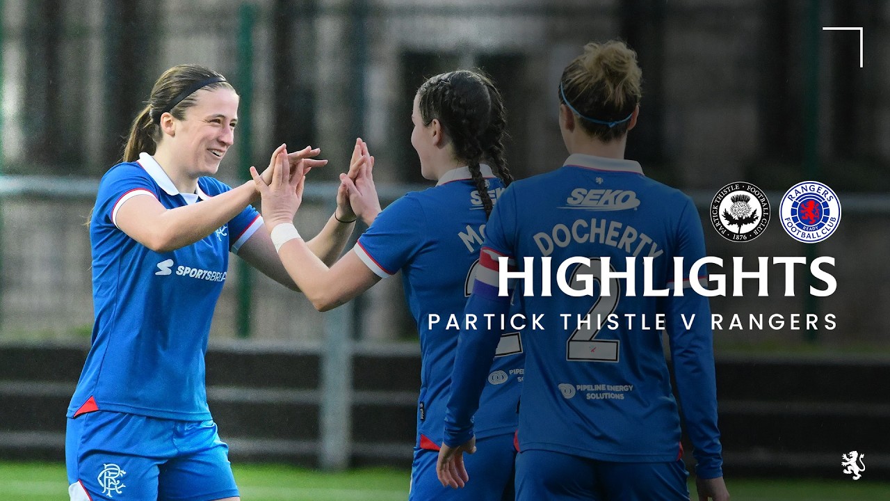 HIGHLIGHTS | Partick Thistle v Rangers Women | Scottish Cup | 15 Feb 2026