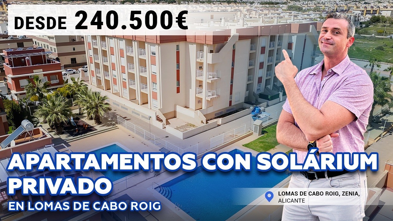 APARTAMENTO SEMINUEVO EN PLANTA BAJA CONGRANDES TERRAZAS Y PISCINA COMUNITARIA ENCOSTA BLANCA