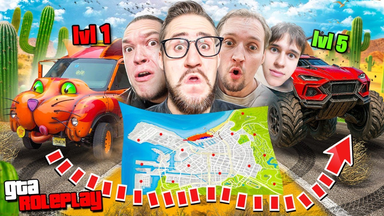 20 МАШИН СПРЯТАНЫ В ПУСТЫНЕ! ТАК ПРЯТАТЬ НЕЛЬЗЯ! НАЙТИ МАШИНУ за 7 МИН! (GTA 5 RP)