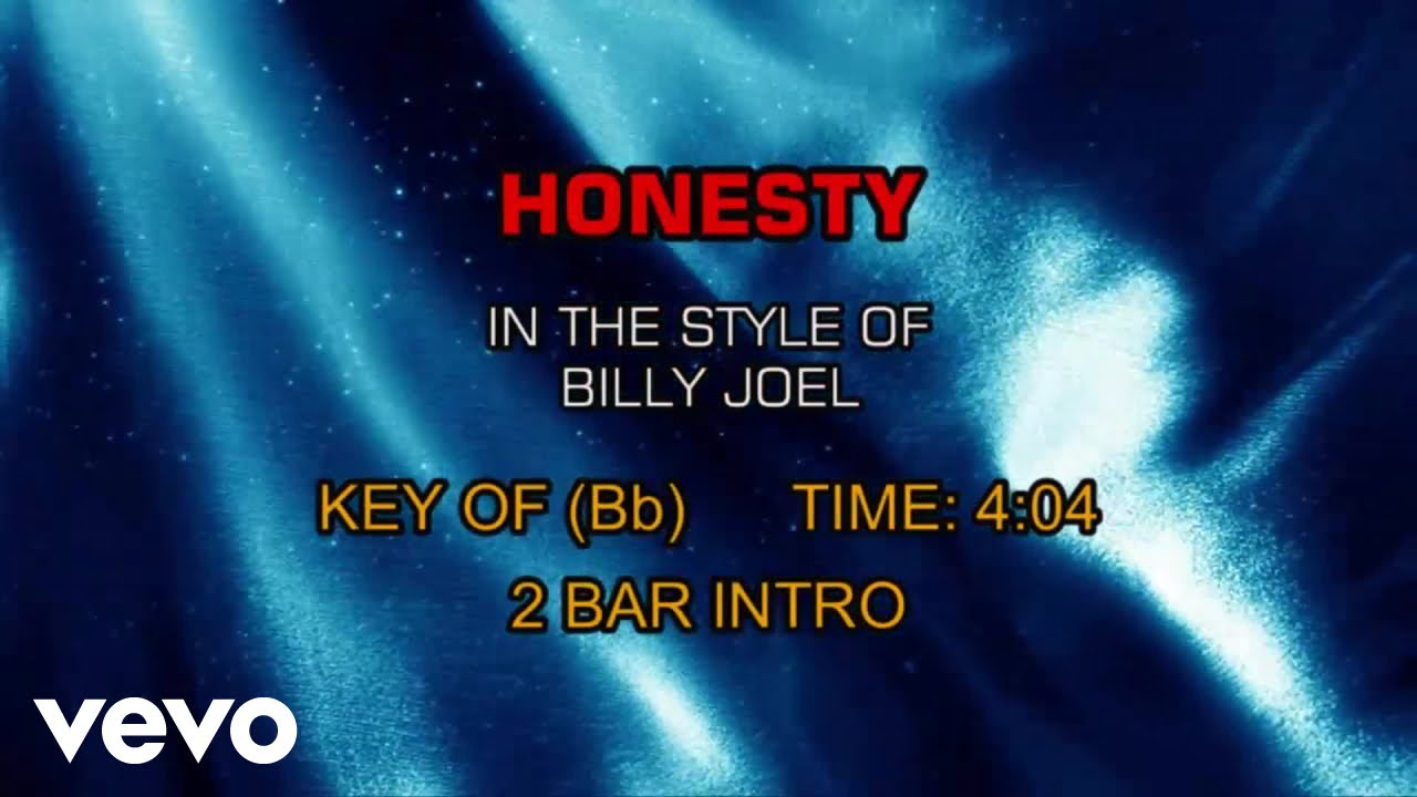 Billy Joel - Honesty (Karaoke)