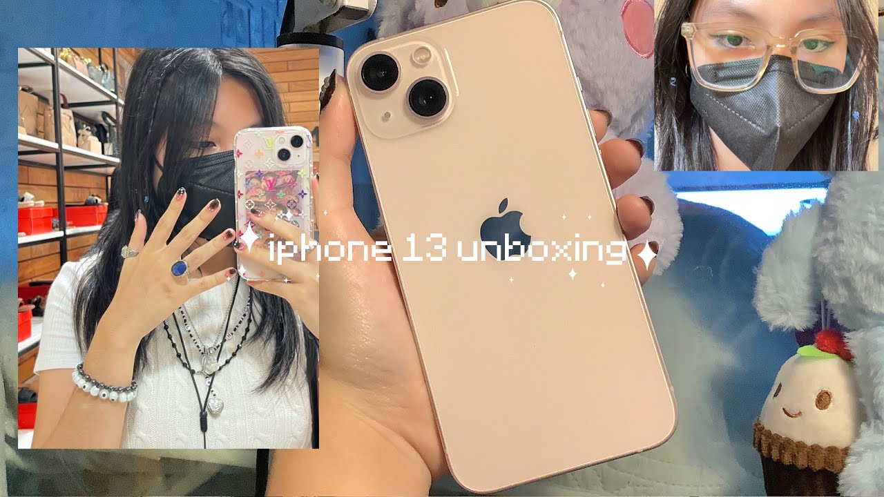 ˗ˏˋpink iphone 13 unboxing´ˎ˗  vlogging with my new phone! (2022)