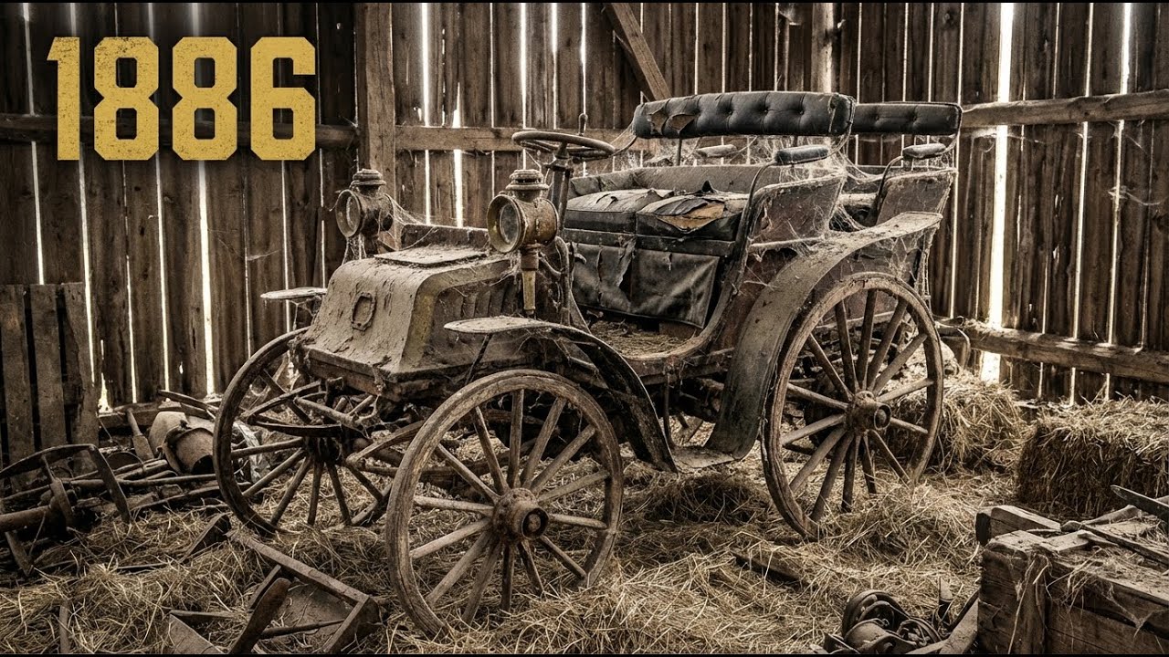 I Found the World's 2nd Car Abandoned in a Barn... 1886 Daimler Motorwagen