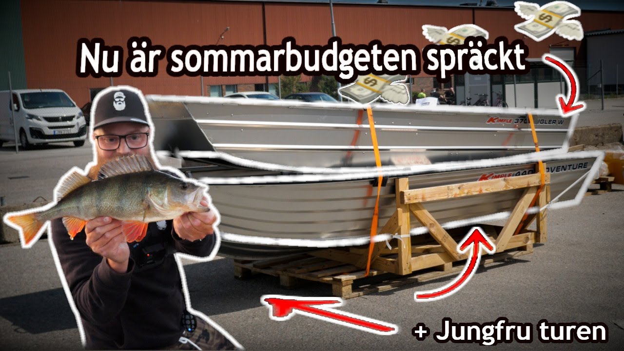 IMPULS KÖP av en KIMPLE Och abborrefiske i en HELT NY SJÖ!! ( superklart vatten )