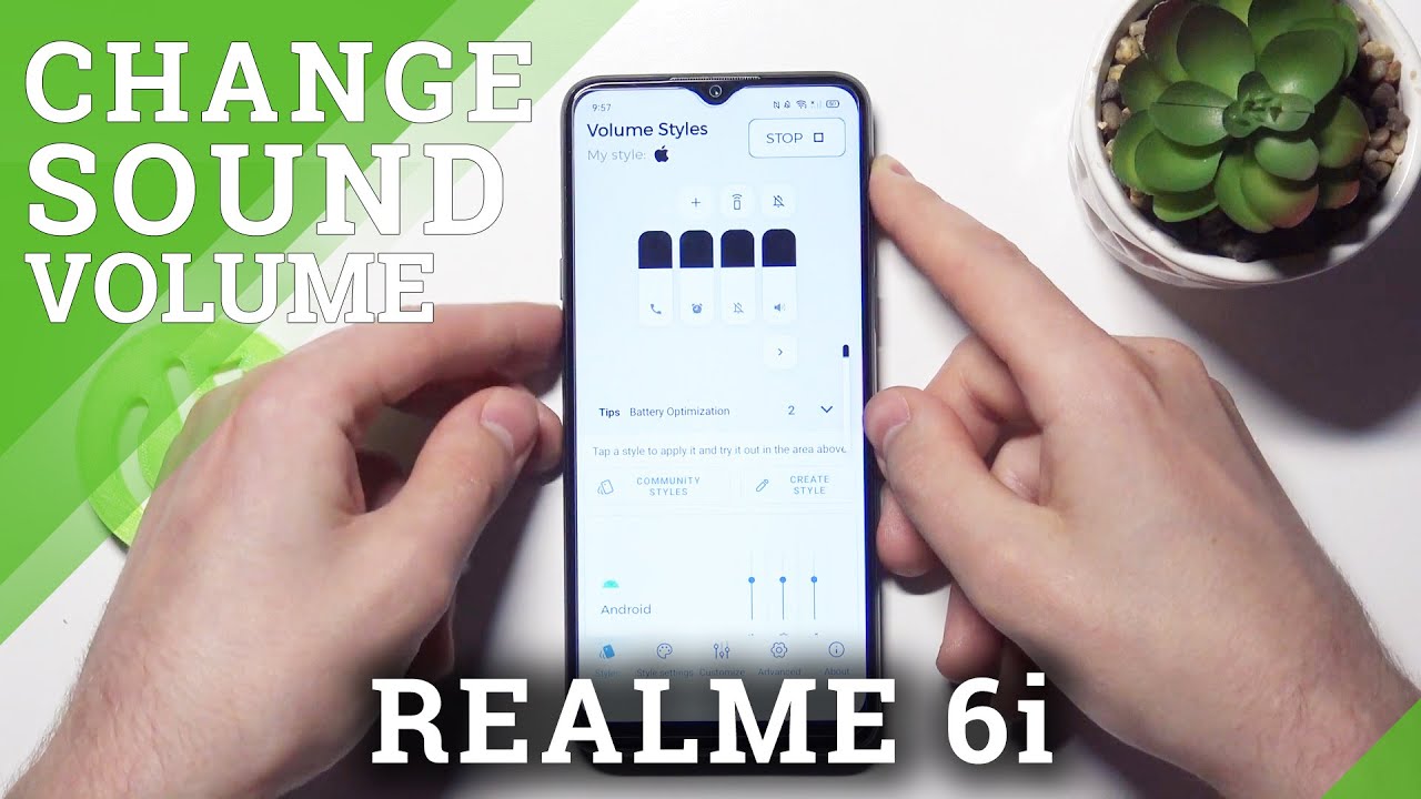 How to Customize Volume Panel on REALME 6i &ndash; Switch Volume Panel Style