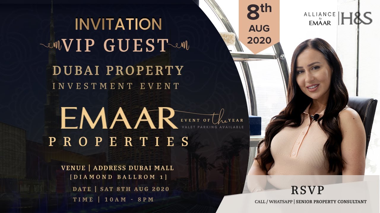Dubai Property Event 2020 | Emaar Properties For SALE | Exclusive Offers on Emaar Properties
