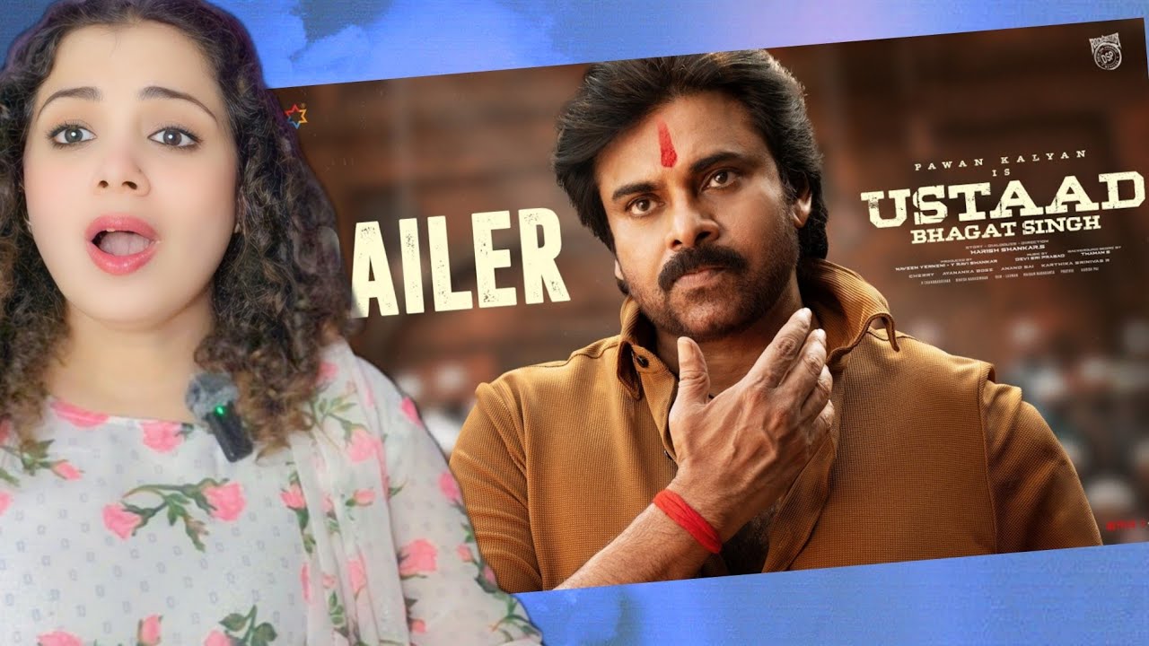 Ustaad Bhagat Singh Trailer | REACTION |  Pawan Kalyan | Harish Shankar | Sreeleela | Raashii Khanna