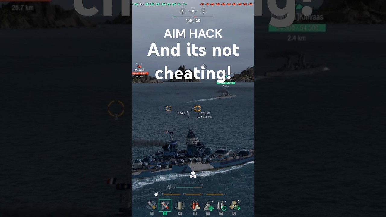 World of Warships: How to use the Aim Hack