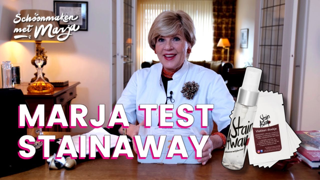 Vlekken verwijderen met StainAway vlekverwijderaar 💦 Marja Middeldorp Test