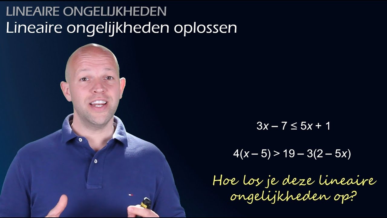 Hoe los je een lineaire ongelijkheid op? (vwo 3) - WiskundeAcademie