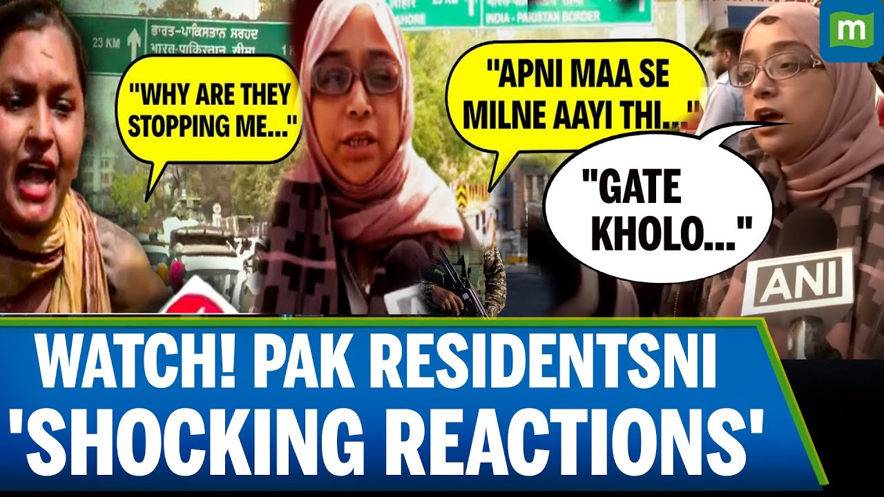 Watch Shocking visuals! Pakistani shocking Reactions at Attari Border | N18G