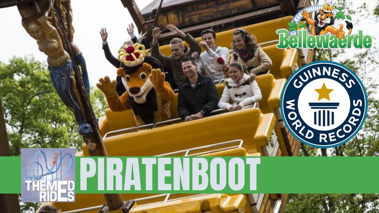Bellewaerde Piratenboot HUSS - Guinness world record - Themed Rides - Onride / offride - Pirate boat
