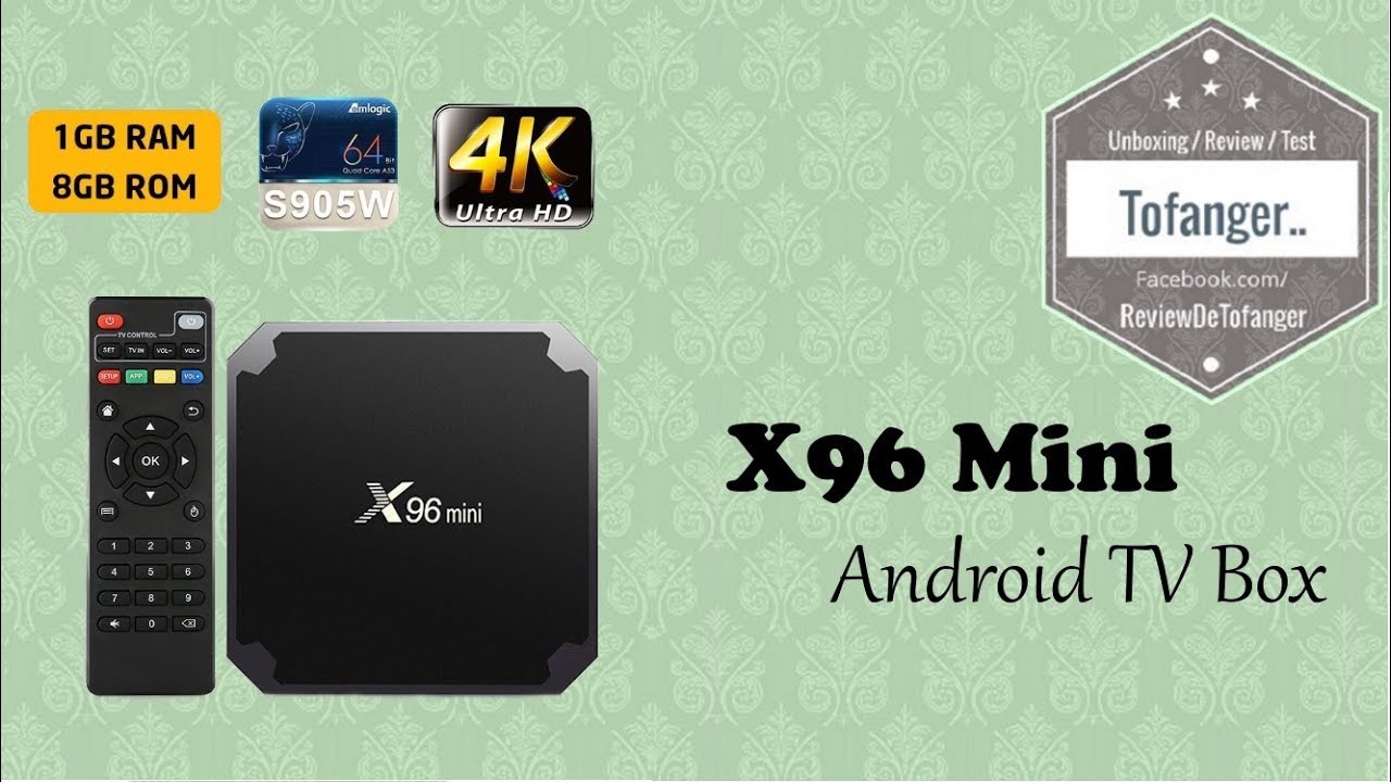 X96 Mini Android TV Box - мини-формат для смарт-бокса под андроид