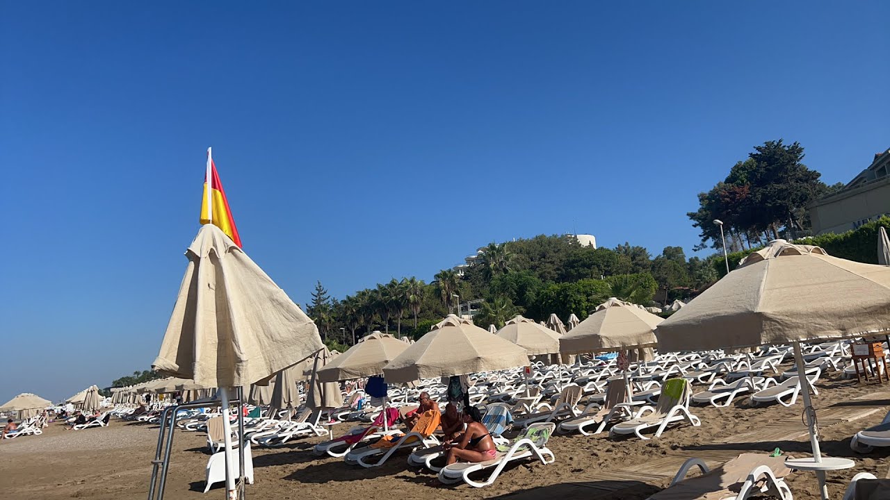 Strand von Side. Spezial rund ums Christel  Sunrise Queen und Raga Hotel