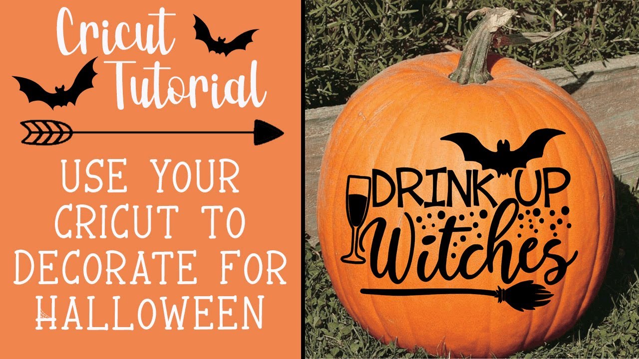 Cricut Tutorial: Decorate a Pumpkin for Halloween using your Cricut!