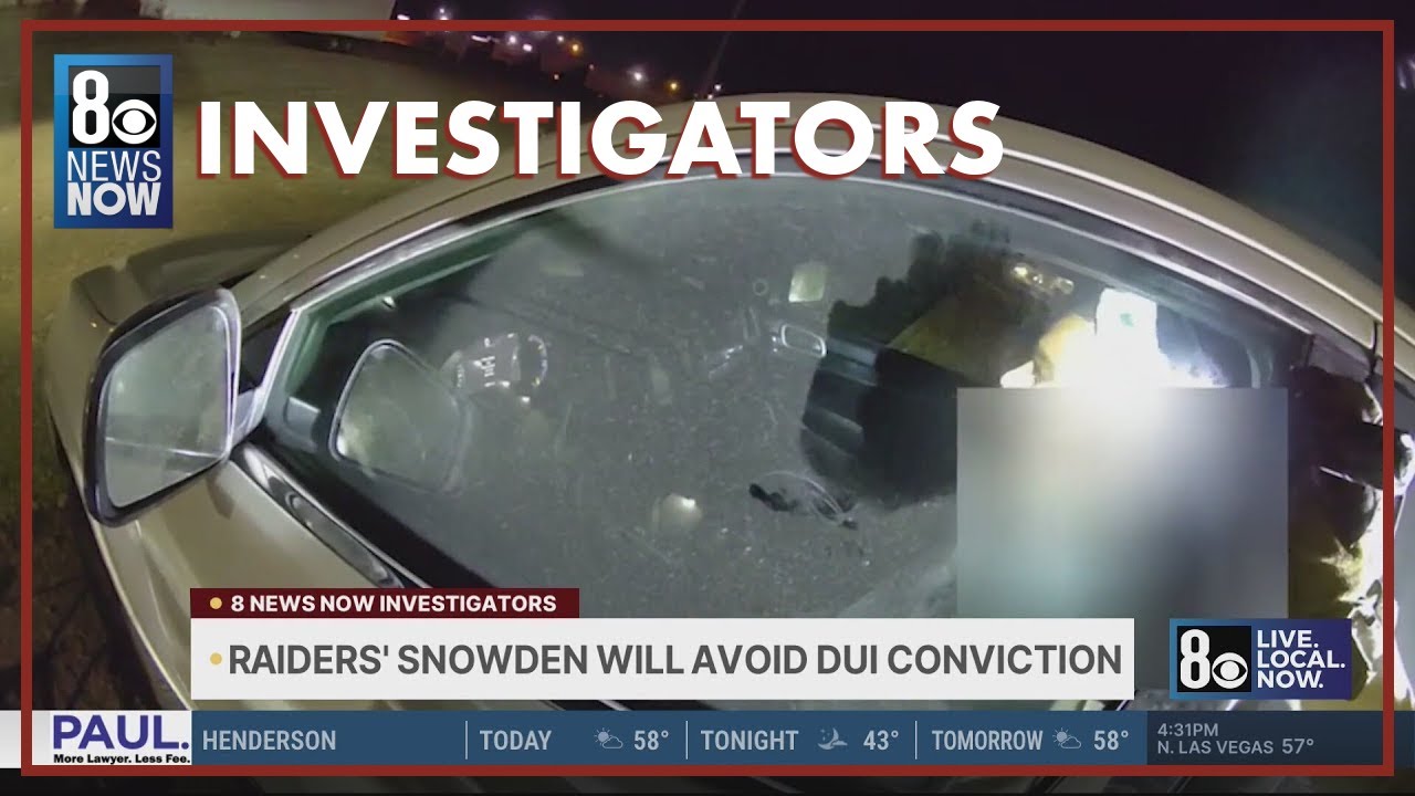 Las Vegas Raiders&rsquo; Charles Snowden strikes deal to avoid DUI conviction