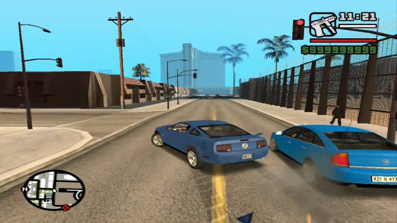 GTA San Andreas Gameplay on GeForce4 MX 440 AGP 8X