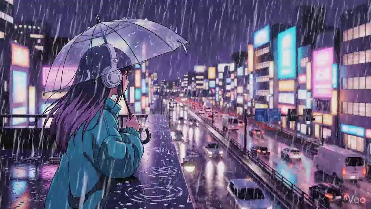 Soft Japanese Rain 🌙 Chill Night Lofi for Study & Sleep | Live Stream by The Japanese Town