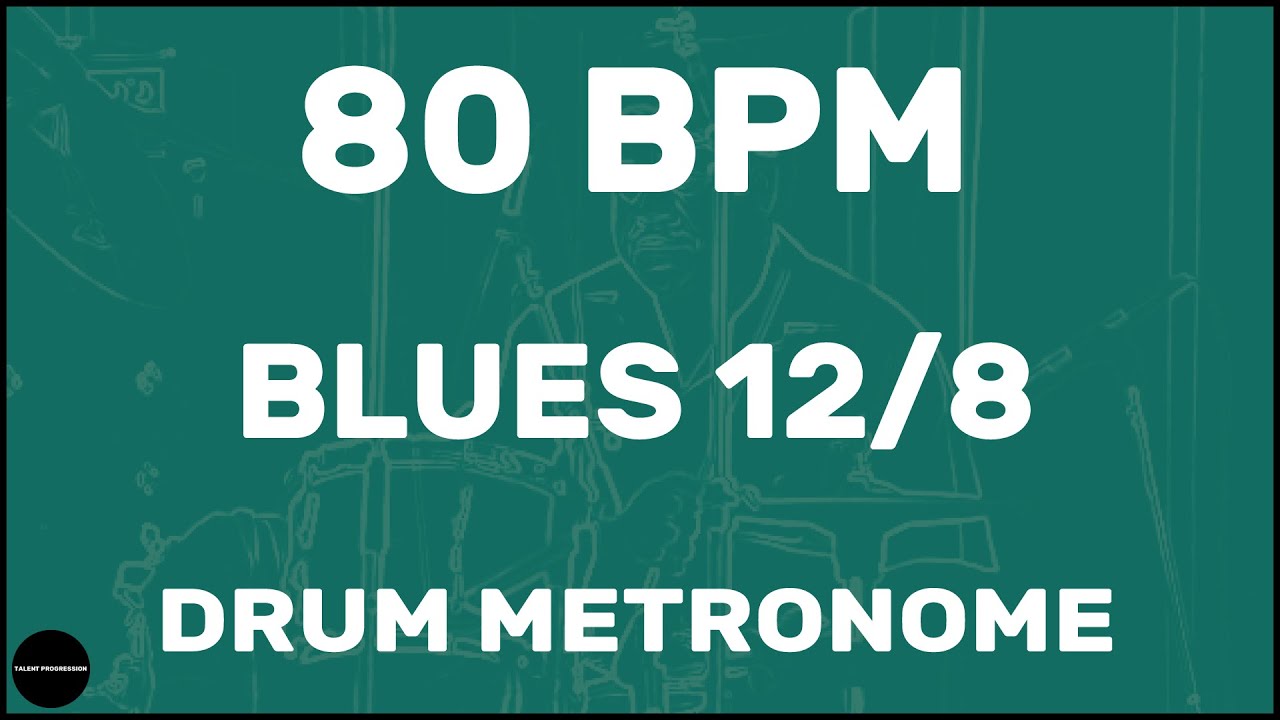 Blues 12/8 | метроном | 80 BPM