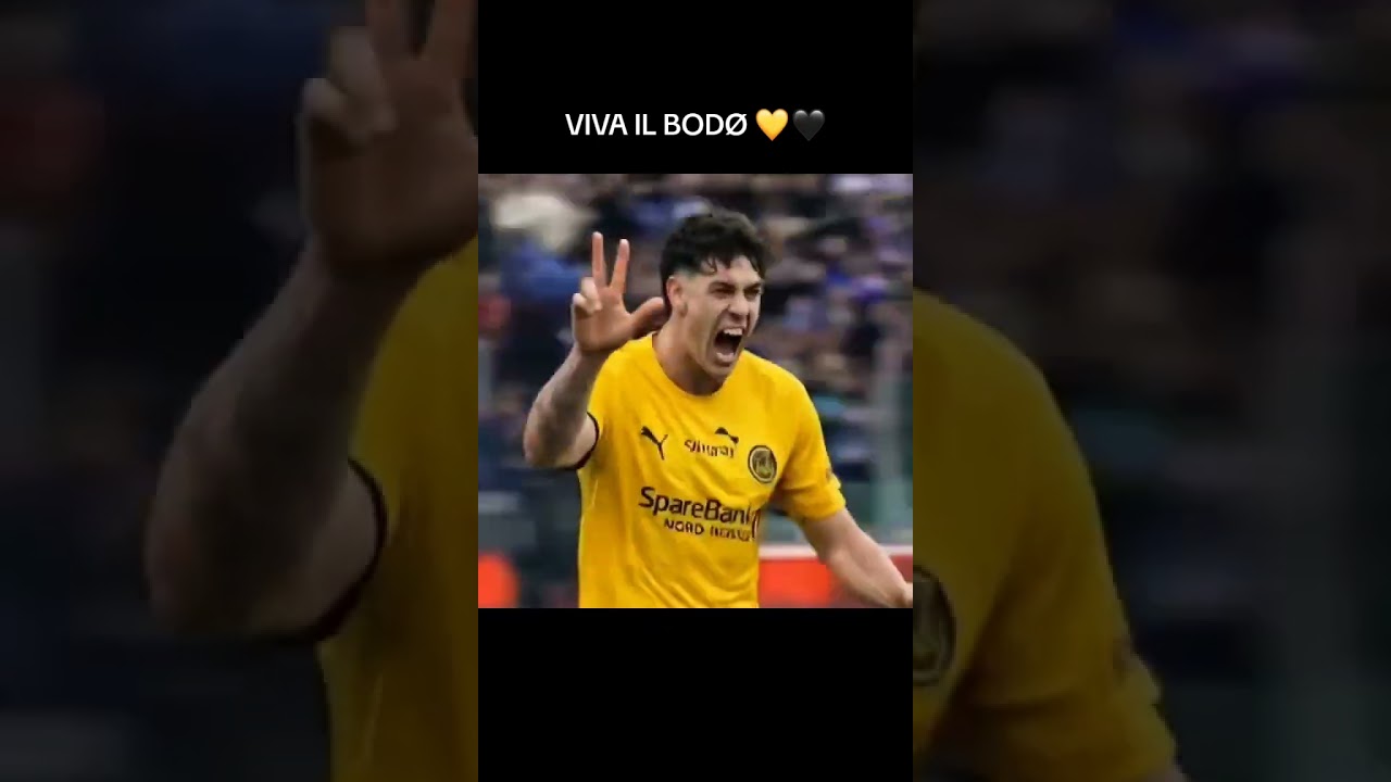 VIVA IL BOD&Oslash; 💛🖤😂😂😂🔥 #bod&oslash;glimt #championsleague #inter #ingiocabili #perte #barella