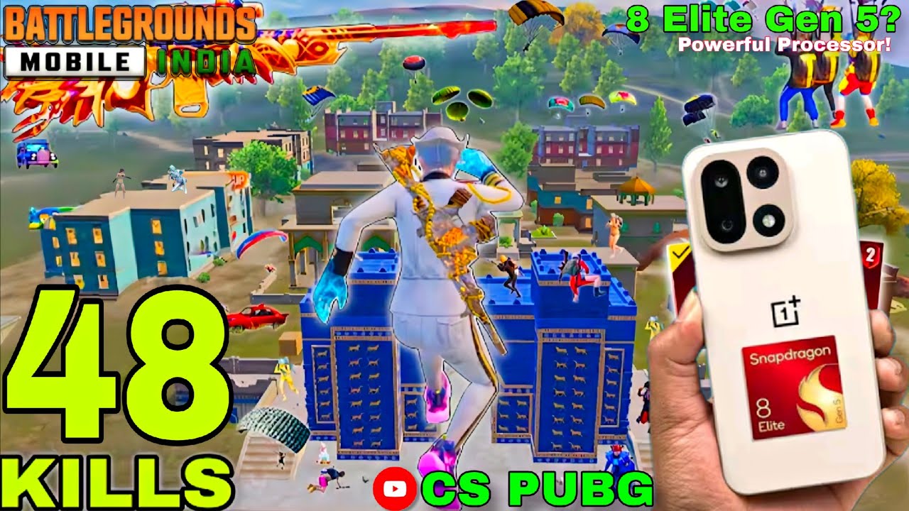 48 Kills 🔥 Best Aggressive Rush Gameplay with OnePlus 15 Turbo - 165 FPS Performance & Gyro Fix?