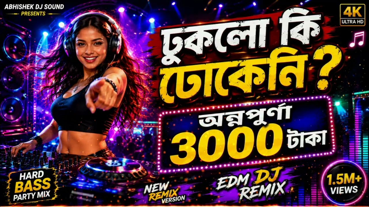 এবার আমি ₹3000 টাকা পাবো 🔥 | Bangla DJ Remix | EDM Drop Mix 2026