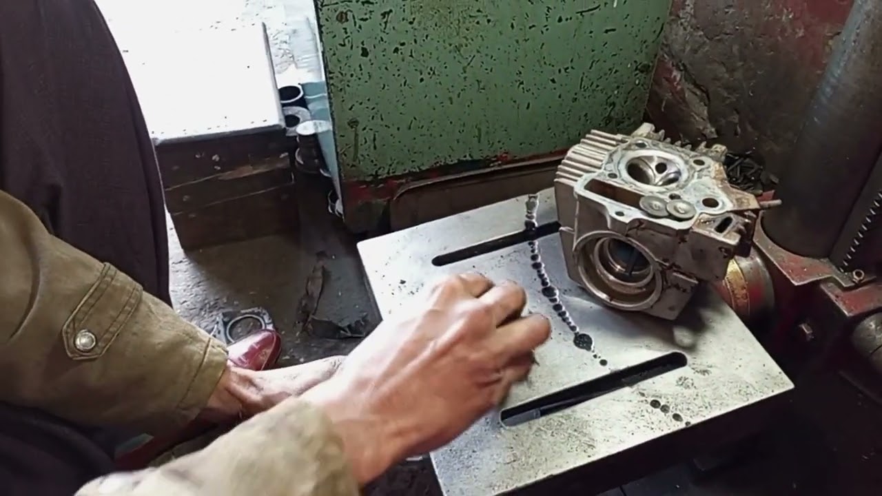 Pridor 100cc k over size valve aur cylinder boring ka kam kia