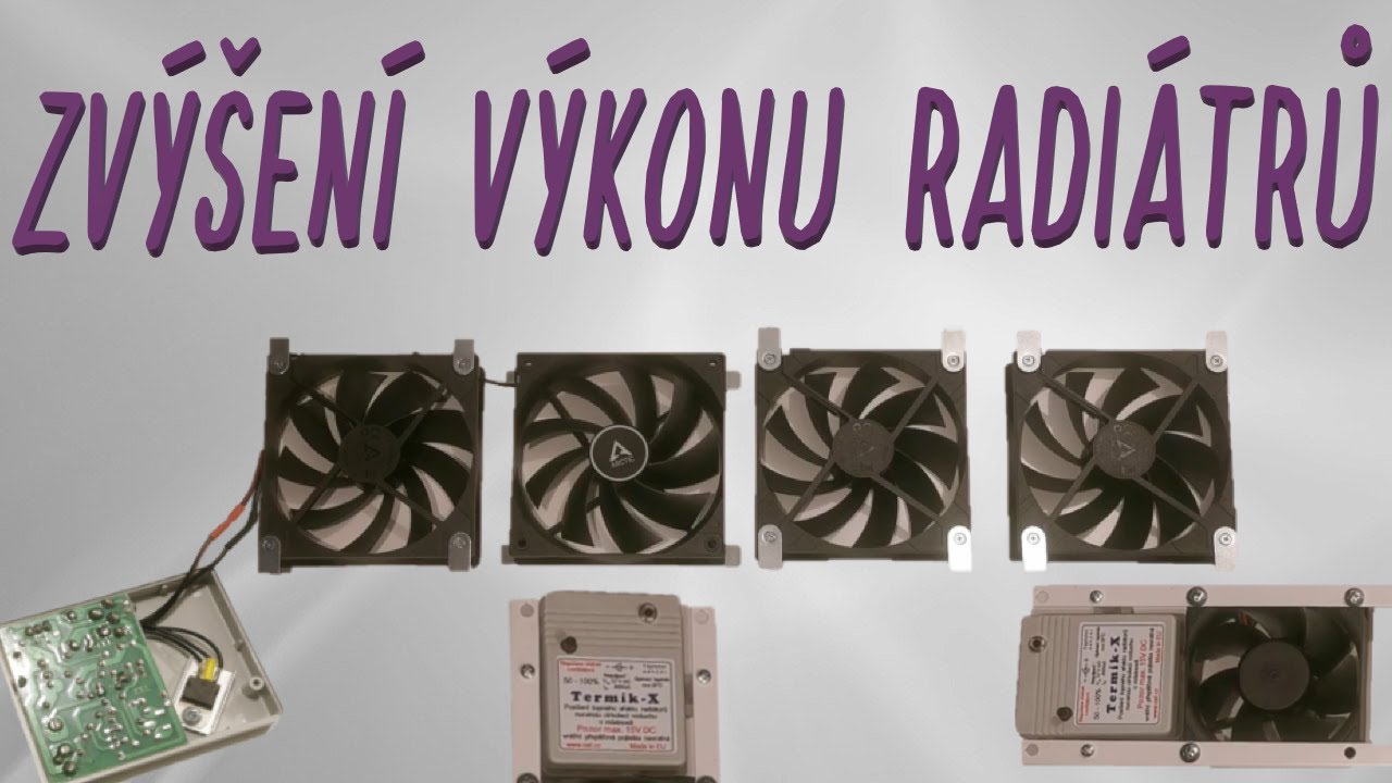 Zvýšení výkonu radiátorů a snížení nákladů na vytápění.