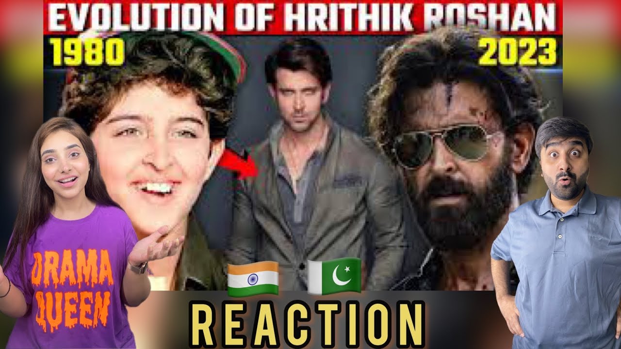 PAK REACTS ON HIRITHIC ROSHAN EVOLUTION 1980 to 2024 🇮🇳🇵🇰